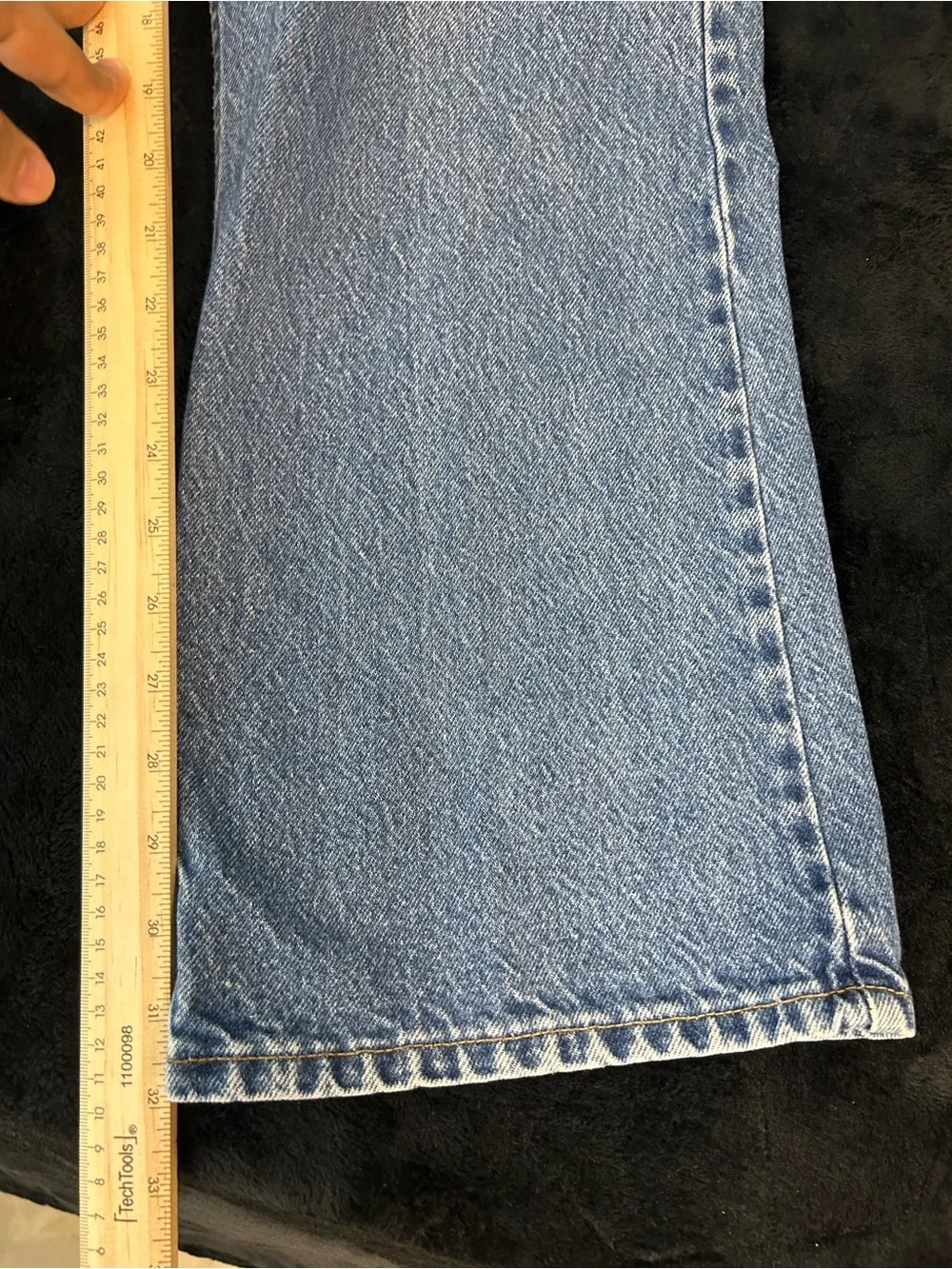 VTG Y2K Levis 517 Jeans Men 34x32 Blue 90s Orange Tab Bootcut Made USA Excellent